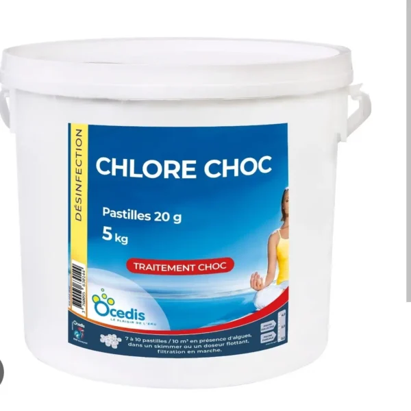 Chlore choc marque Ocedis 5 kg