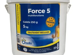 Chlore galet force 5 marque Ocedis 5 kg
