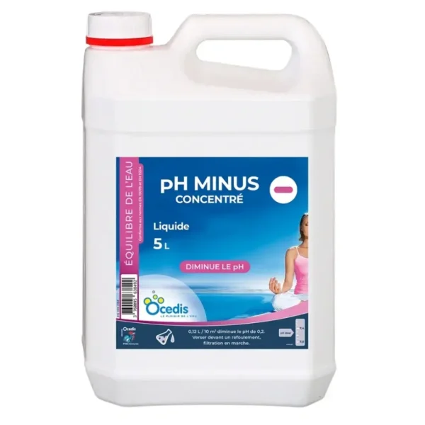 pH minus marque Ocedis 5 litres